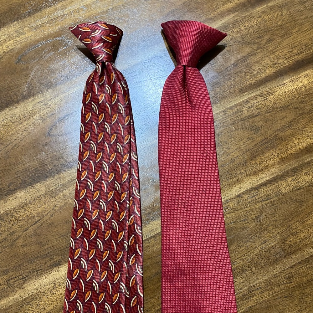 Men’s Clip On Ties (2-pack)